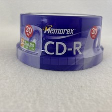 Memorex CD-R 30-Pack – 700 MB / 52x – 2004 New Old Stock – Factory Sealed picture