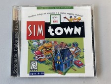 Sim Town Maxis PC Game 95/98 1998 CD-ROM - Tested picture