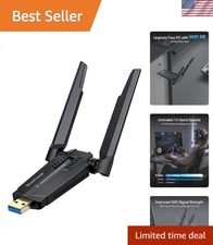 WiFi 6E USB Adapter, Tri-Band Long Range USB WiFi Adapter for Desktop PC Lapt... picture