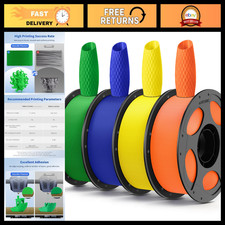 Multicolor PLA 3D Printer Filament Bundle - 4KG High-Quality Printing Material picture