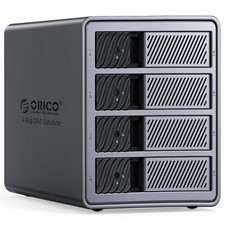 ORICO 4 Bay Raid Hard Drive Enclosure Support 8 RAID Modes for 3.5inch HDD 88TB picture