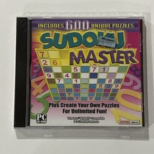 Centron SUDOKU Master 600 Unique Puzzles PC CD-ROM for Windows 98/Me/XP - NEW picture