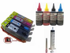 4 Combo Compatible pack Pre-filled Refillable ink cartridge HP 920xl plus ink picture