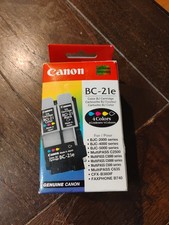 Canon BC-21E 4 Colors Black & Tri-Color Ink Cartridge Multi Pass C2500 SealedE3 picture