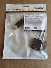 Rocstor DisplayPort to VGA Video Adapter Converter Y10A102-B1 Brand New Unopened picture