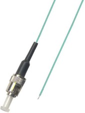 ST 10 GB Multimode 50/125 Simplex Pigtail Fiber Optic 1M 0.9 Mil 10GB Adapter picture