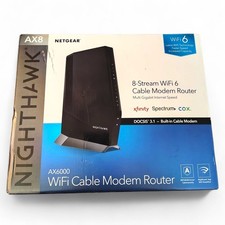​NETGEAR Nighthawk CAX80 AX6000 WiFi 6 DOCSIS 3.1 Cable Modem Router Xfinity Cox picture