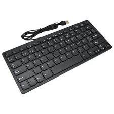 Spain/English Language 78 Keys Slim Lightweight Portable Mini Wired USB Keyboard picture