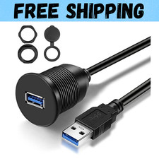 GOBGOD Single Port USB 3.0 Car Flush Mount Cable, USB Dash Mount Adapter Male... picture
