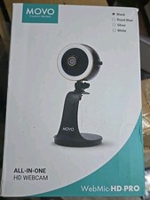Movo WebMic HD Pro All-in-One Webcam with Microphone and Ring Light- 1080p HD--- picture