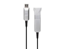 USB-A to USB-A Female 3.0 Extension Cable - 164.0 Feet - Silver | Fiber Optic picture