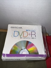 MEMOREX DVD-R 7PK 16X 4.7 GB 120 Min W/ Slim Jewel Cases NEW OPEN PACKAGE picture
