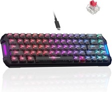 DarkBeacon Flux68 HE Gaming Keyboard 65%, Hall Effect Magnetic Switch, Wired Mec picture