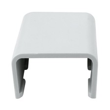 Construct Pro 5 Pack Raceway End-caps 1.38in White Electrical Wire Cover picture