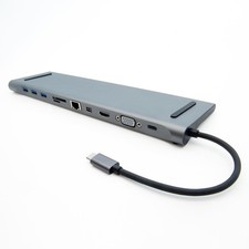 Fuji Labs USB 3.1 Type-C 11 in 1 Ultra Slim Docking Station picture