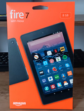 Amazon Fire 7 with Alexa 7in 8GB 1GB RAM Fire OS Wi-Fi Cameras Black picture