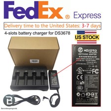 4 Slot Battery Charging Station SAC3600-4001CR Replacement For Zebra DS3678 New picture