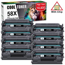 8Pk CF258A 58A Toner for HP LaserJet M404dn M404dw M304 M404n M428fdw with CHIP picture