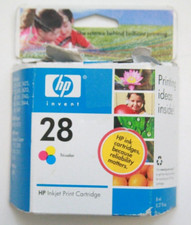 New HP Invent 28 Tri-Color Injet Printer Cartridge Sealed 808736183888 BB230 picture
