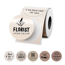 Phomemo M110 Labels- 2 Inch Color Round Label with 140 Pcs for for M110/M100/... picture