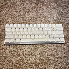 Royal Kludge RK61 Wired Mechanical Keyboard White (Akko Yellow linear switches) picture