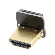 HDMI FPV Ribbon Cable Up Angled 90 Degree Micro HDMI  to Mini HDMI Male FPC FFC picture
