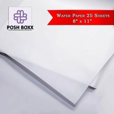 HIGH QUALITY 25 sheets Rice Wafer Edible Paper for home cake topper printing picture