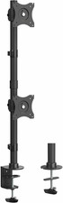 Dual Monitor Desk Mount Stand with Height Adjustment VESA Plates for 2 LCD picture
