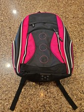 IKEA Family Backpack Black Pink 2 In 1 Double Padded Laptop School Travel picture