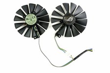 Pair Fans Cooler Fan For Asus Strix RX 470 480 570 580 GTX 1050 T129215SM 95mm picture