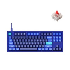 KEYCHRON Q3 RGB TENKEYLESS LAYOUT 87-KEY MACRO HOTSWAPPABLE WIRED - NAVY BLUE picture
