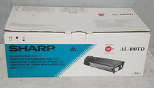 Sharp AL-100TD Black Toner Developer Cartridge Genuine New Sealed Box picture