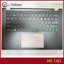 MS-14J1 MS-14J3 FOR MSI Modern 14 Black C Shell Cover Upper Palmrest Keyboard picture