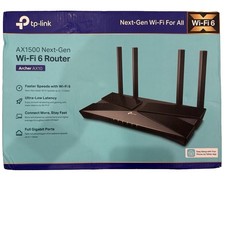 TP-Link AX1500 Archer AX10 Smart WiFi 6 Router Dual-Band Gigabit- New In Box picture