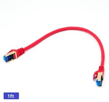 CAT 7 High-Speed Ethernet Cable - Red, Round picture