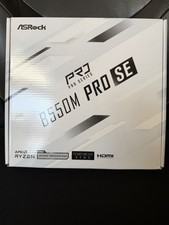 ASRock B550M Pro SE AM4 AMD Motherboard - B550MPROSE - NEW picture