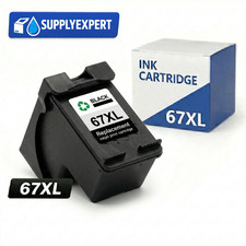 1PK 67XL Black Ink Cartridge Compatible for HP DeskJet 1255 2732 2755 picture