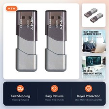 PNY Turbo Attaché 3 USB 3.0 Flash Drive 128GB 2-Pack, Up to 100MB/s Read picture