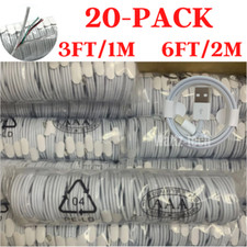 20X Lot 3Ft 6Ft For iPhone X iPad Charger Cable USB Charging Data Cord Wholesale picture