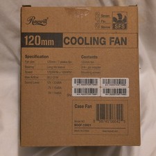 Rosewill 120mm Case Fan SFS Series ROCF-13001 Sleeve Bearing 38.2CFM 1200RPM 12V picture