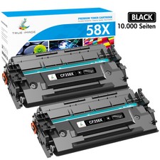 No Chip 2PK CF258X 58X Toner Compatible With HP LaserJet Pro M404 M404n M428fdw picture