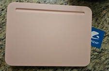 LapGear Compact Lap Desk Rose Quartz Pink Zipper Pouch Cushion NWT 13.5x10.2