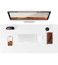 Large Mouse And Keyboard Pad Non-Slip PU Leather Desk Protector For Laptop Gift picture
