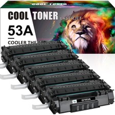 5PK Q7553A Toner Compatible With HP 53A LaserJet P2015 P2014 P2015d M2727nf  picture