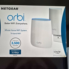 NETGEAR Orbi AC2200 Tri-Band Wi-Fi System - RBK20W-100NAS plus Satellite picture