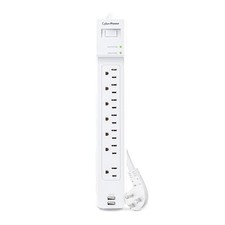 WHITE - CYBER POWER CYBERPOWER SURGE PROTECTOR P704URC1 picture