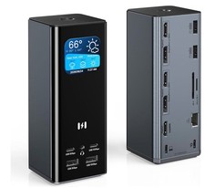 Laptop Docking Station 3 Monitors Triple 4K Display 3 HDMI 2 DP picture