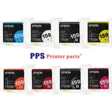 8pcs New EPSON R2000 T159 Series complete set Printer Ink Cartridges sealed picture