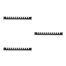 3pcs Single-Sided Fishbone Cable Manager, 19” Cold Rolled Steel Panel picture