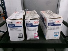 LOT OF 3 NEW OKI 6100 IMAGE DRUM BLACK/MAGENTA/CYAN picture